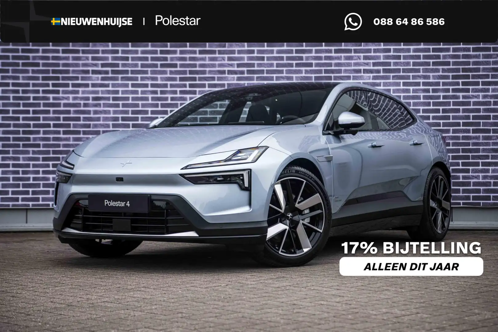 Polestar 4 Long Range Single motor 100 kWh Pilot | Plus | Nie Albastru - 1