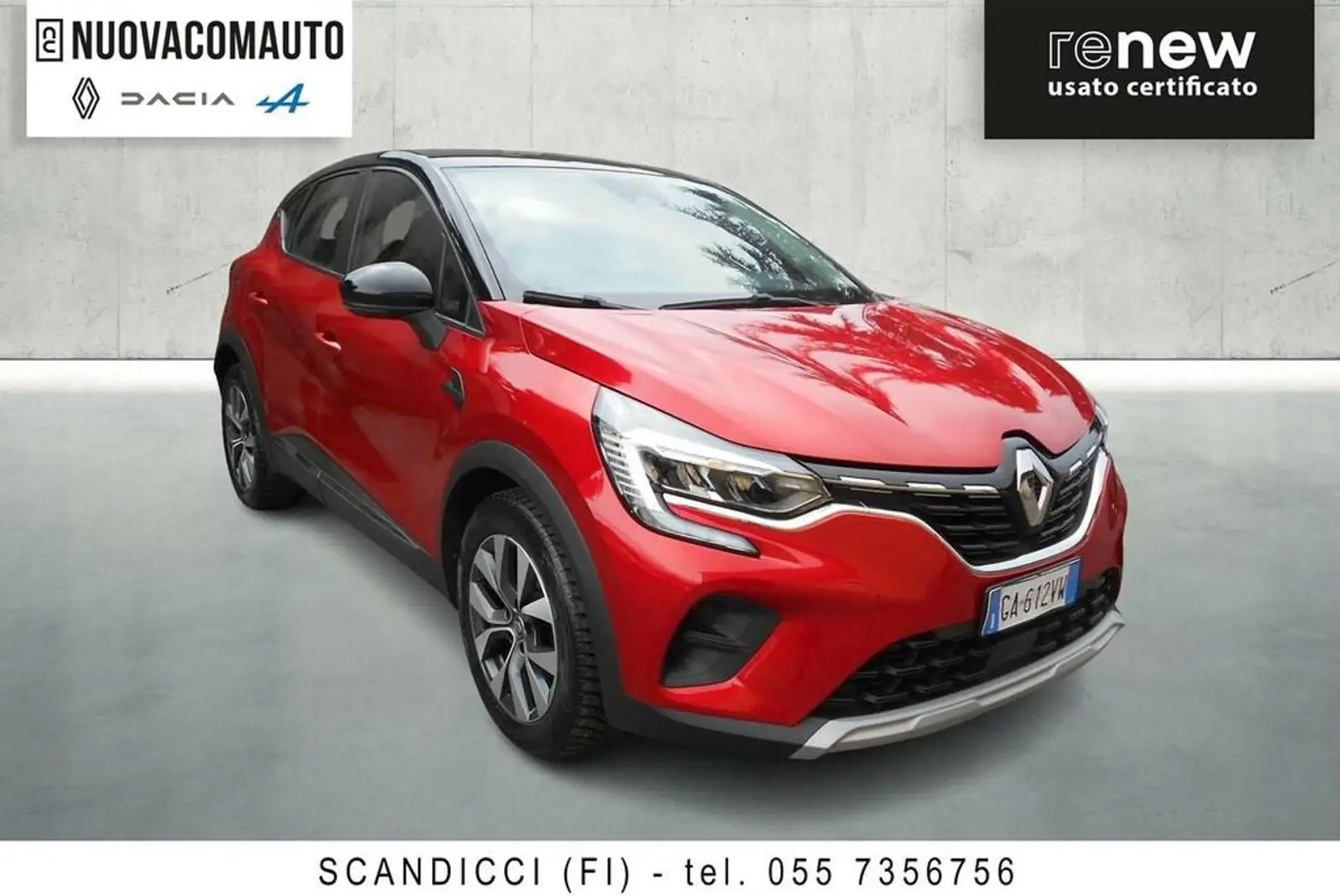 Renault Captur 1.5 blue dci Zen 95cv Rosso - 2