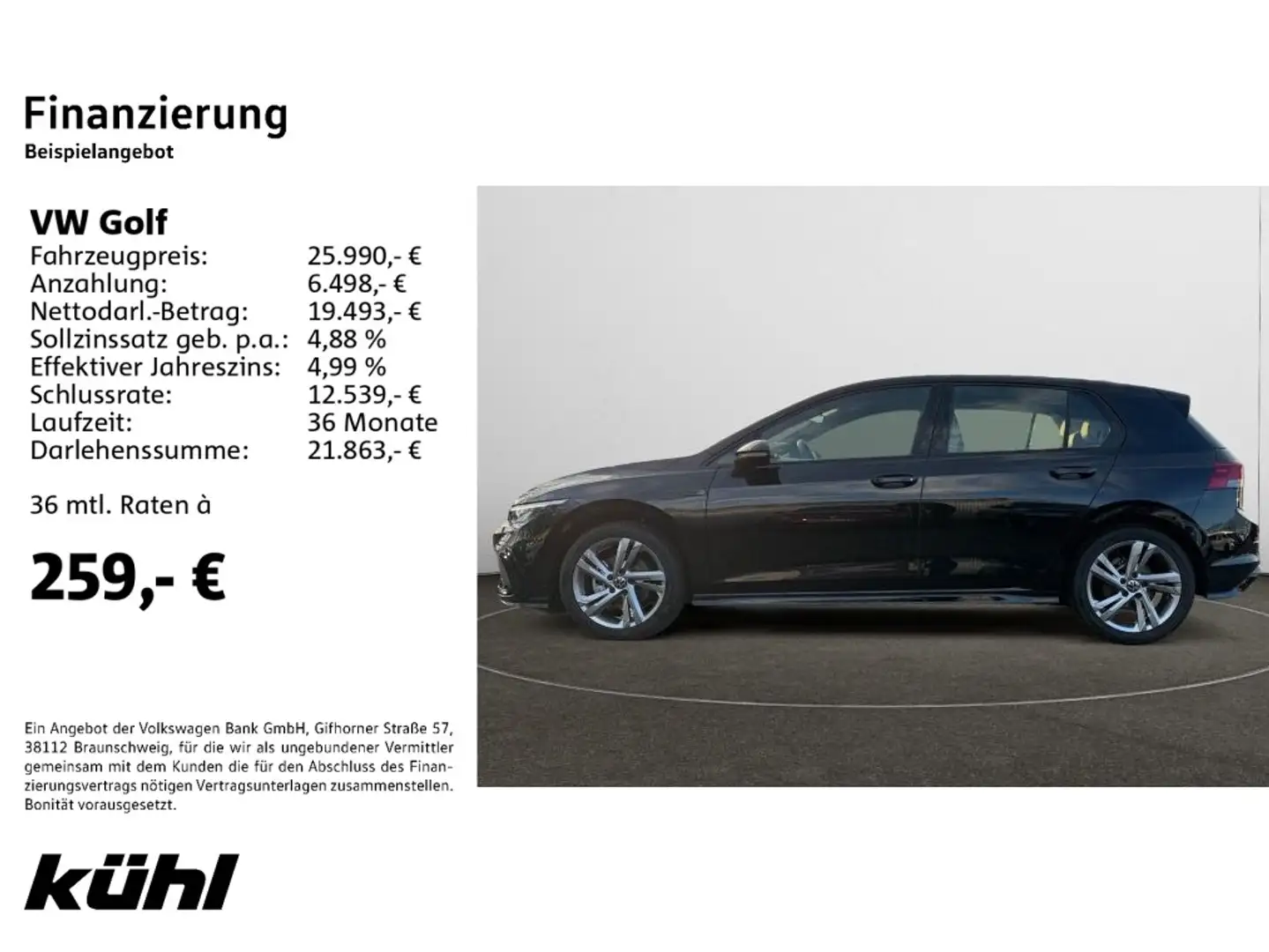 Volkswagen Golf VIII 1.5 TSI R-Line AHK Noir - 2