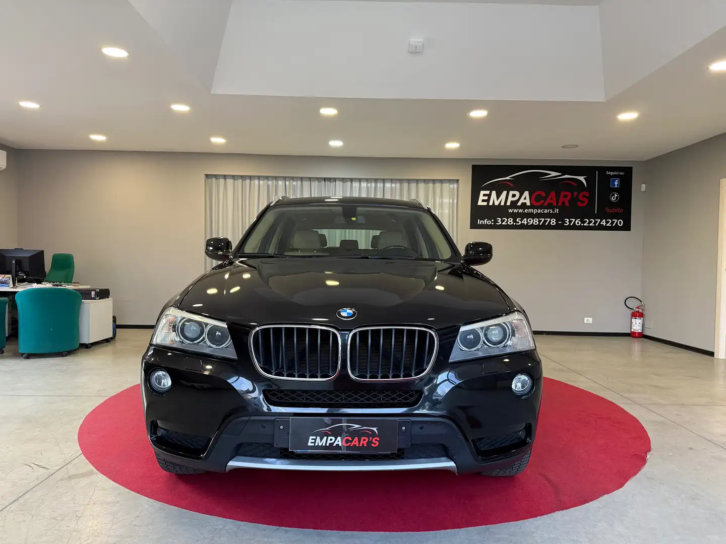 BMW X3 X3 F25 2010 xdrive20d Futura Nero - 1
