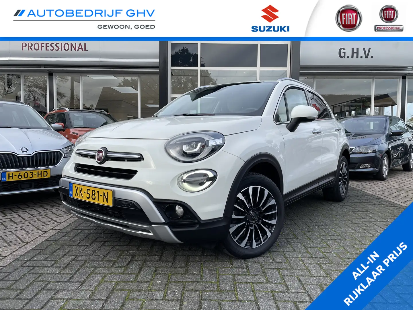 Fiat 500X 1.3 GSE 150pk DCT City Cross Opening Edition White - 1