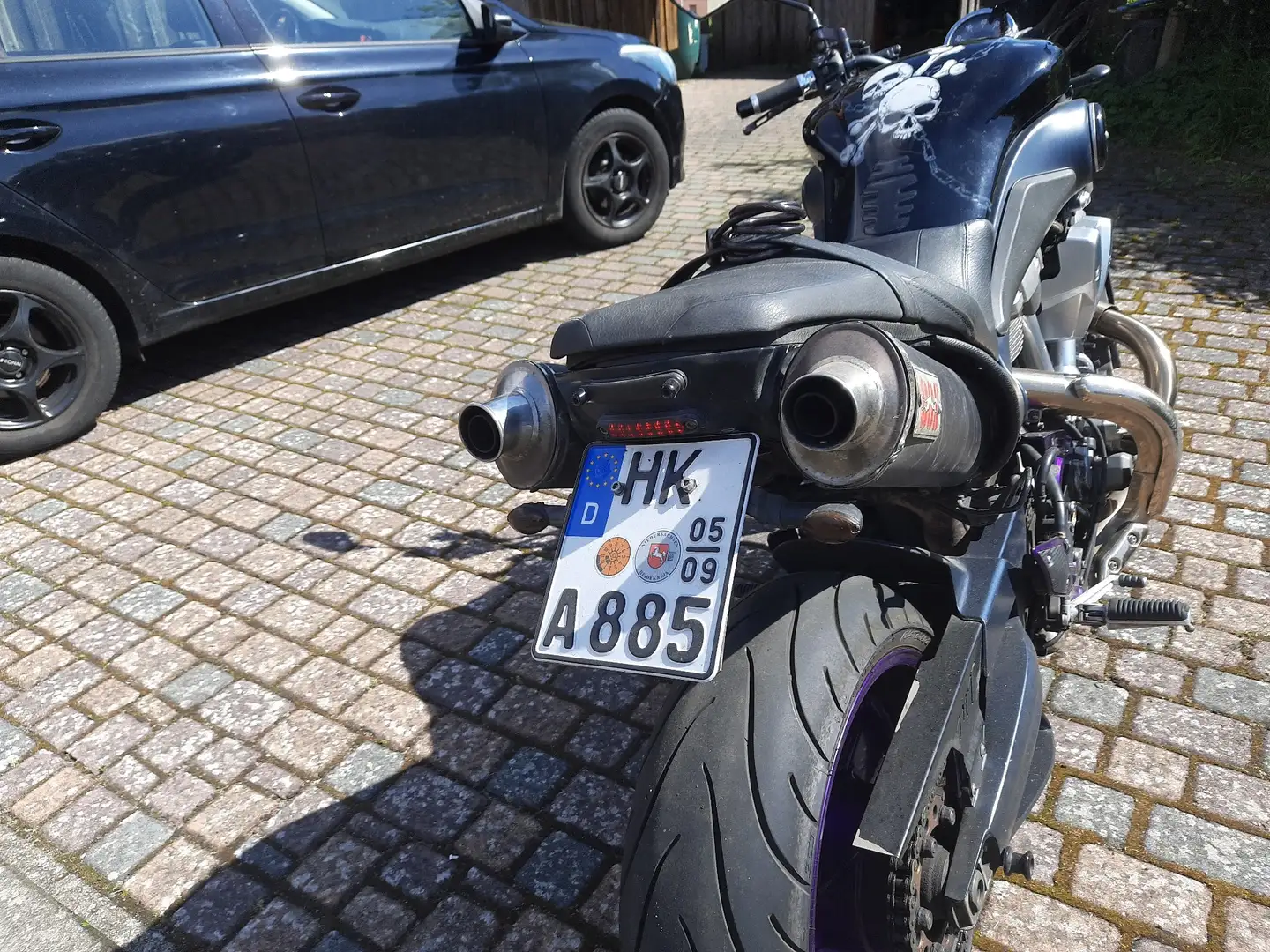 Yamaha MT-01 Negro - 2