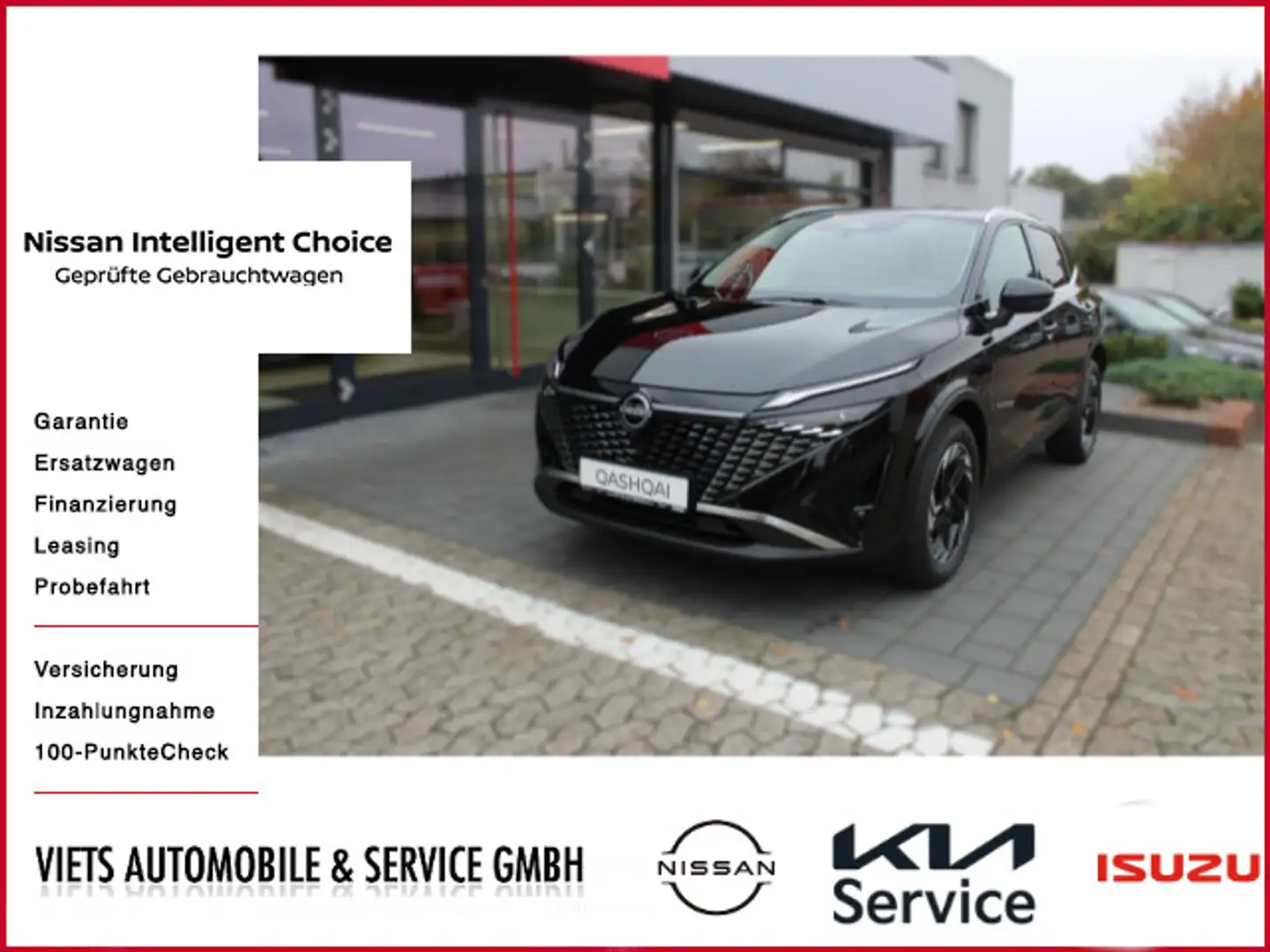 Nissan Qashqai 1.3 DIG-T N-Connecta Winter Schwarz - 1