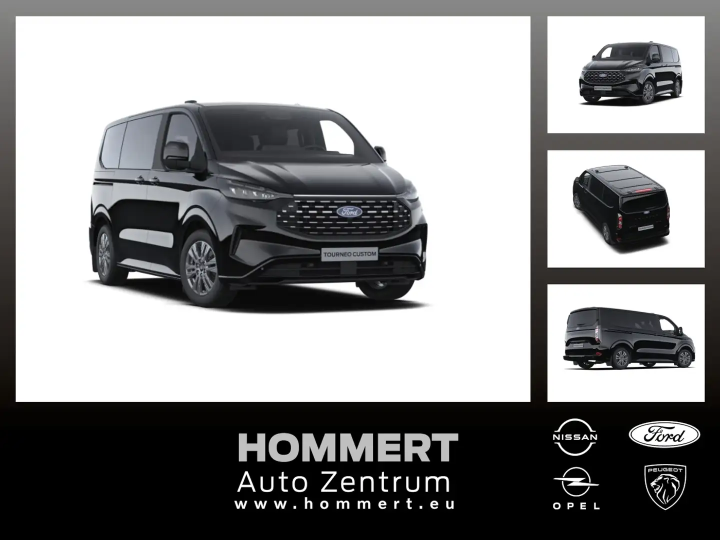 Ford Tourneo Custom Titanium 320 L1 IACC*BLIS*LED Noir - 1