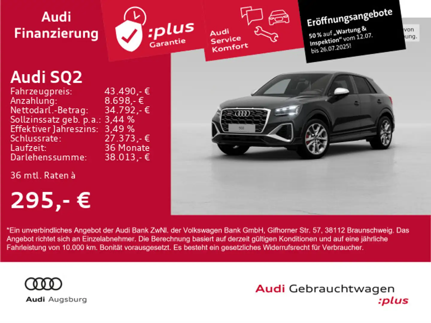 Audi SQ2 TFSI quattro S tronic *ACC*AHK*MATRIX*8-fach Schwarz - 1