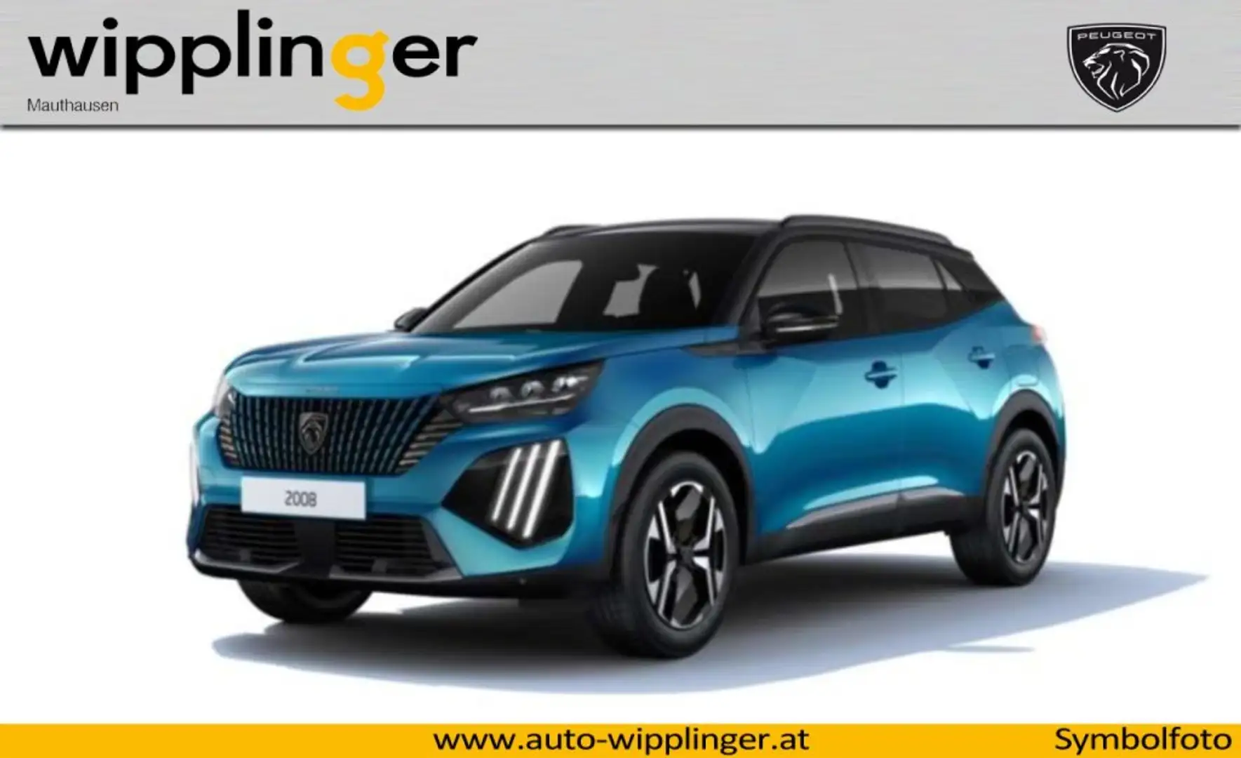 Peugeot 2008 GT PureTech 130 EAT8 LP € 36.672,- Blau - 1