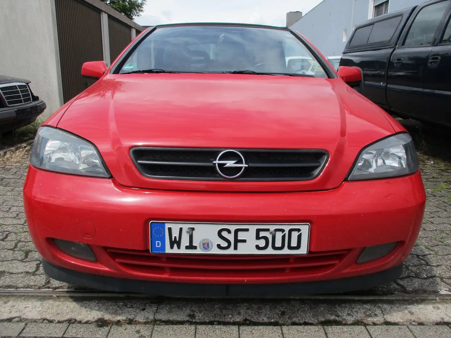 Opel Astra Cabrio 2.2 16V*Ed. Rossa*Klima*17" Alu* Rouge - 1