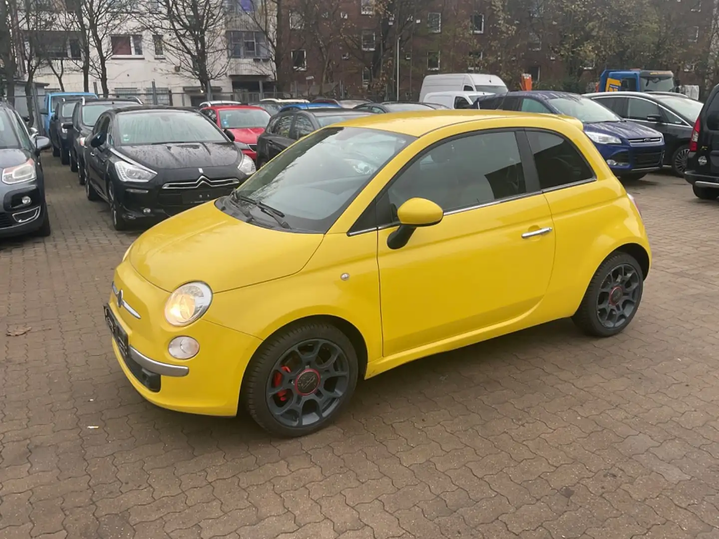 Fiat 500 Sport TÜV 02.2026 *6 GANG* *1.4er* *2 HAND* Gelb - 1