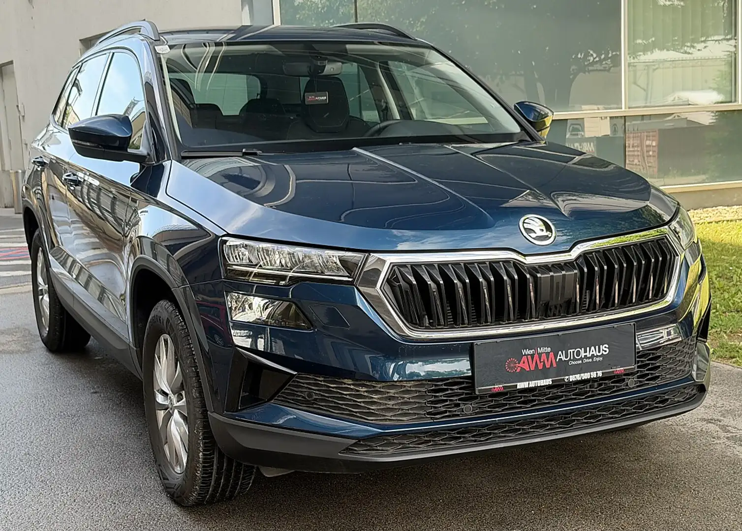 Skoda Karoq 1,0 TSI Ambition | LED | Kamera | nur 830 km Blau - 2