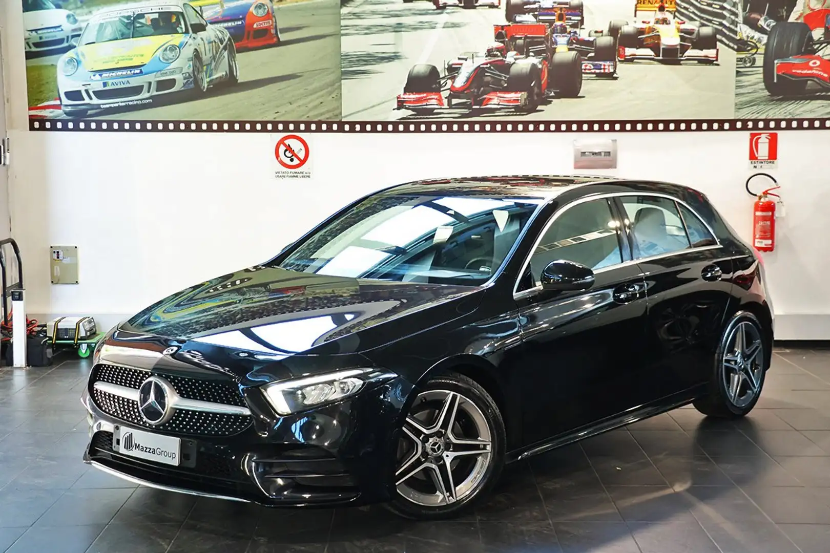 Mercedes-Benz A 200 d Automatic Premium AMG - NAVI/TELECAMERA/LED Nero - 1