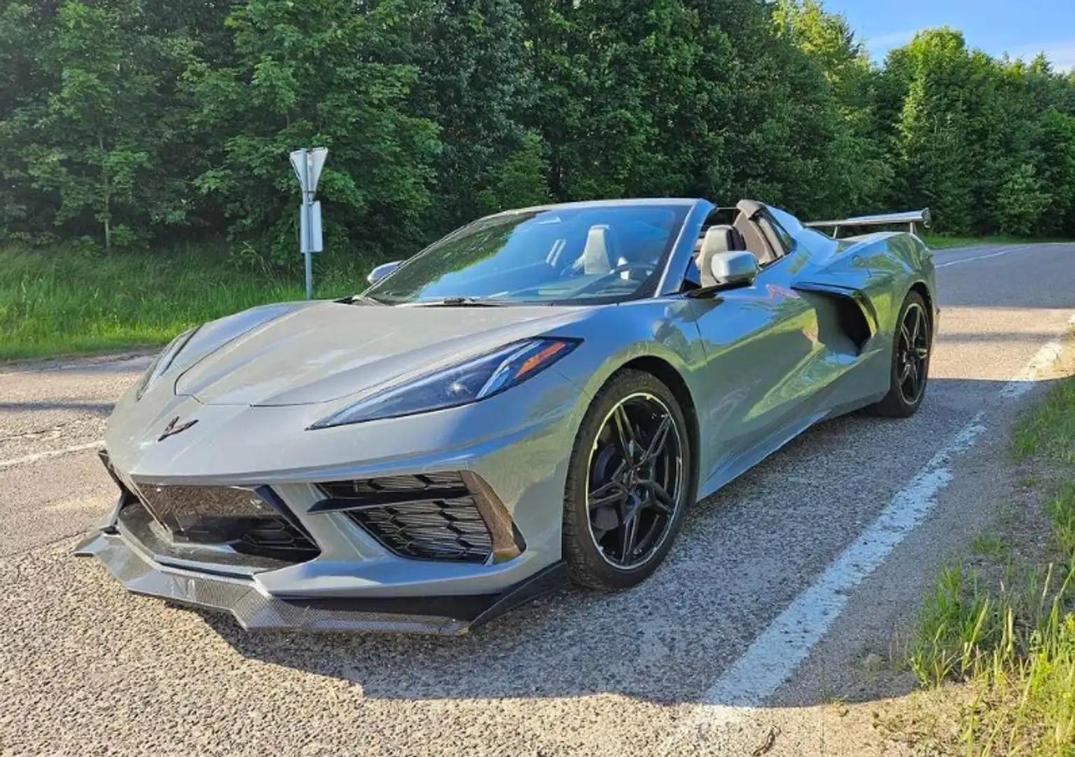 Chevrolet Corvette Convertible Z51 3LT Aut. Gri - 1