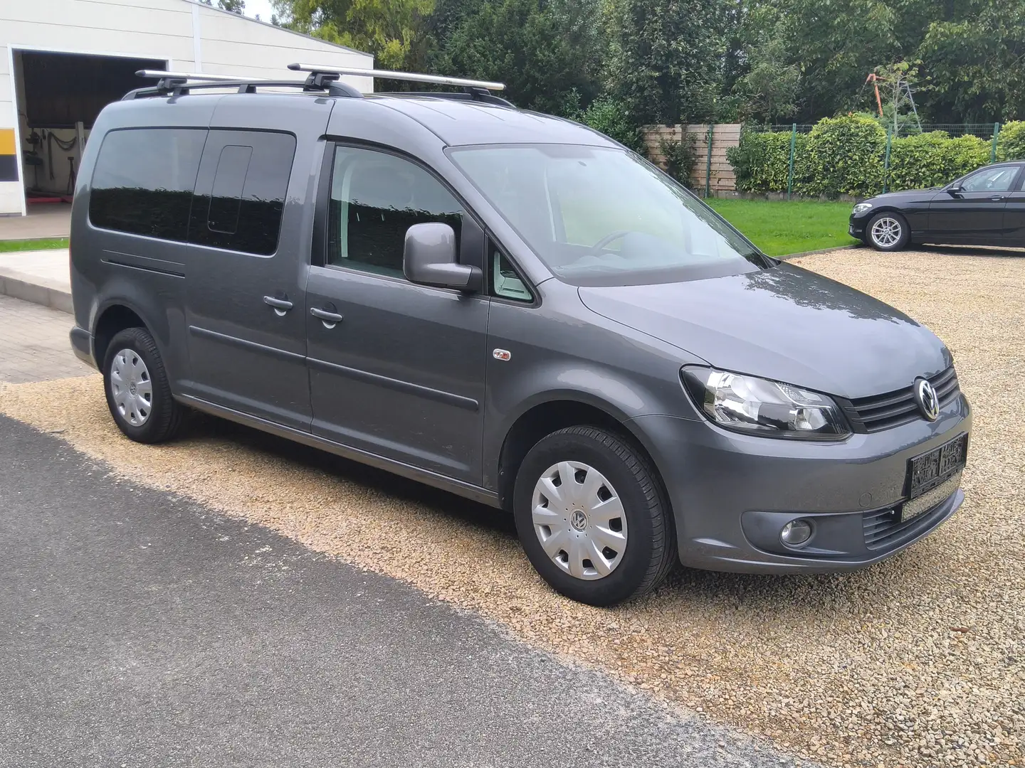 Volkswagen Caddy 7pl met GARANTIE, 74000 km Gris - 2