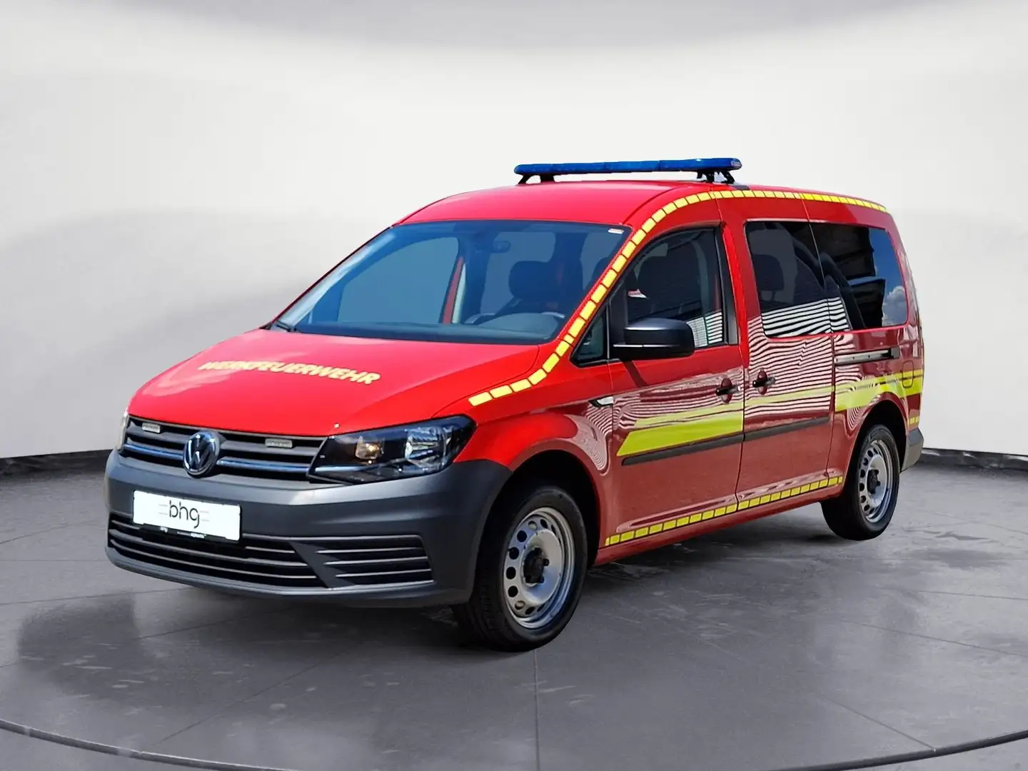 Volkswagen Caddy 1.4 TSI DSG *FEUERWEHR MTW* 5sitz AHK Rot - 2