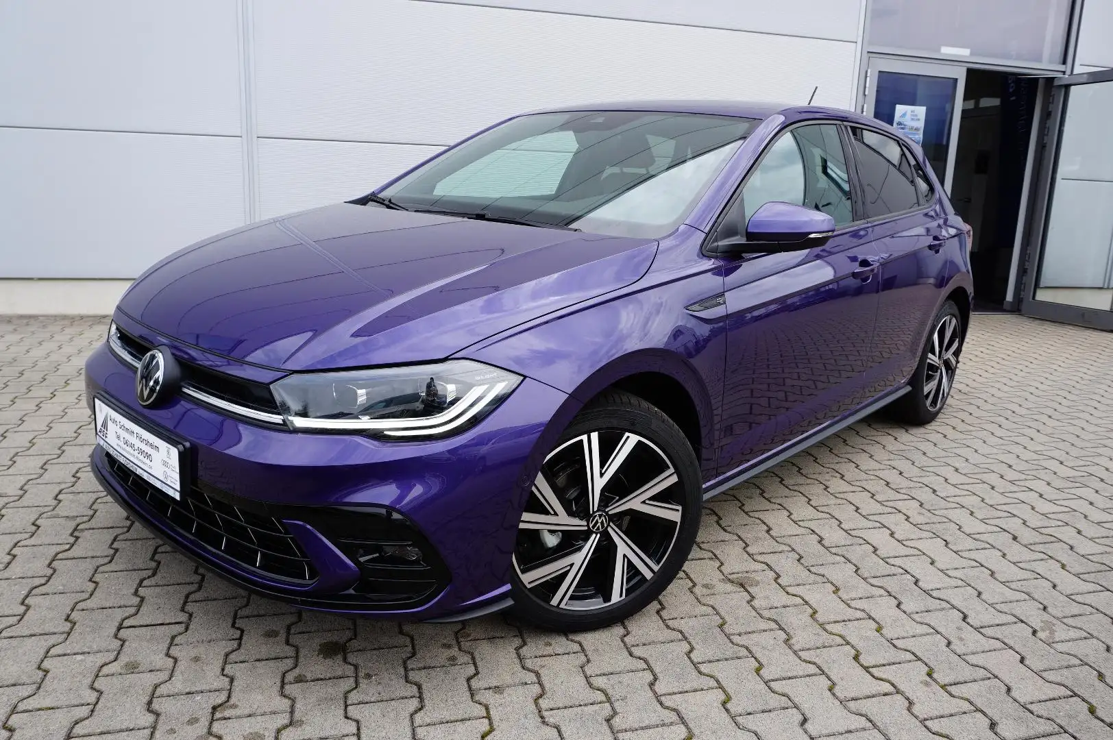 Volkswagen Polo R-Line 1,0 l TSI 7-Gang-DSG Navi,RFK,ACC,LED Paars - 2