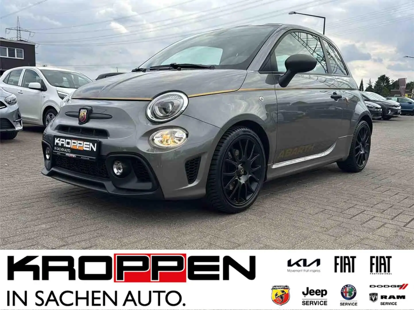 Abarth 595 Scorpioneoro one of 2.000 - Navi DAB 1.Hand Gris - 1