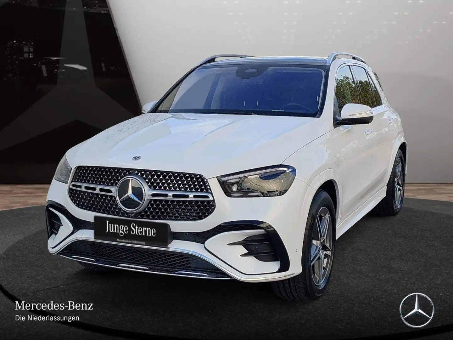 Mercedes-Benz GLE 450 d 4M AMG+PANO+360+AHK+MULTIBEAM+STHZG+20" Weiß - 2