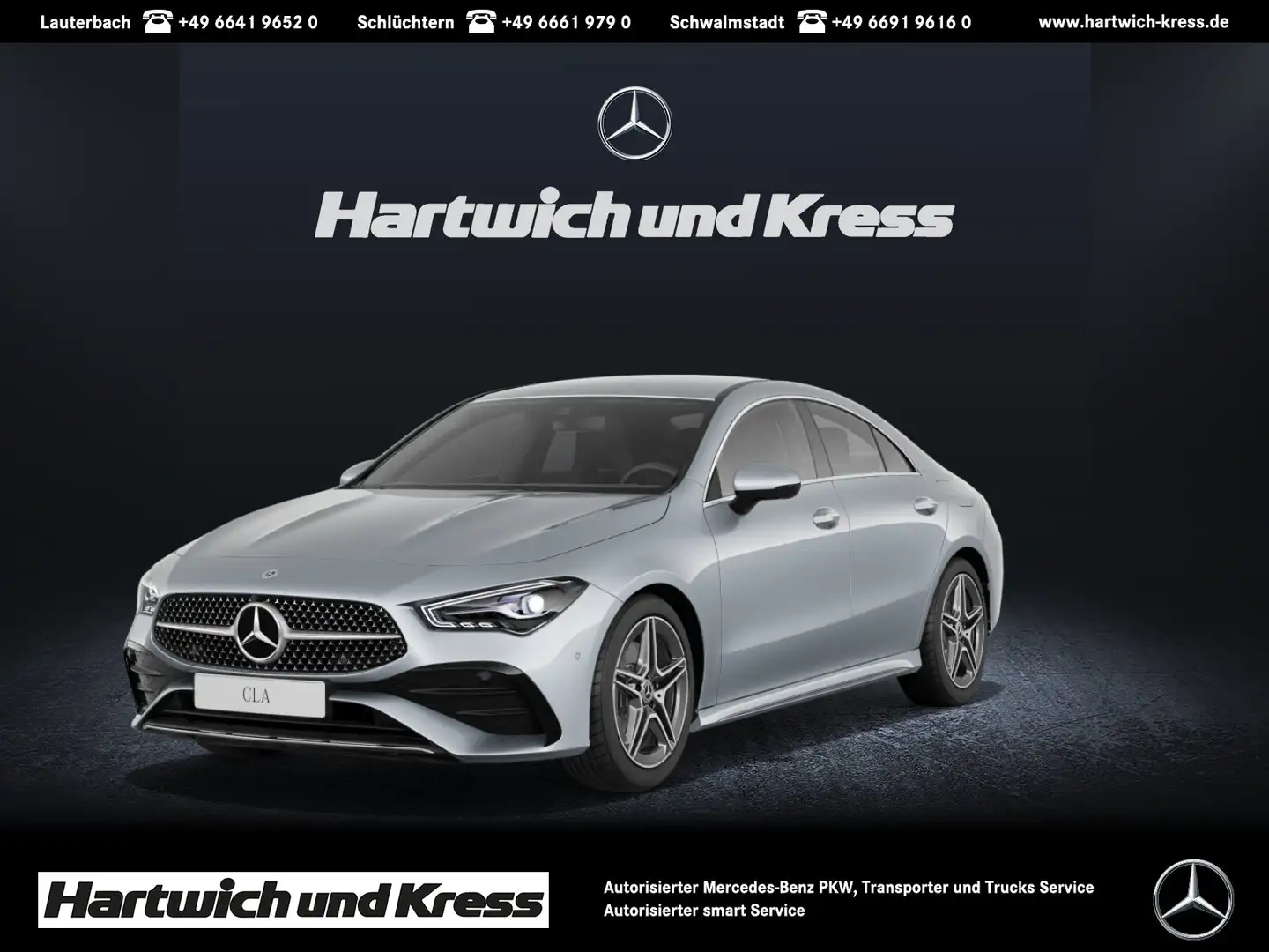 Mercedes-Benz CLA 200 CLA 200 AMG Line+Totwinkel+Kamera+Carplay+LED+Distronic+ Silber - 1