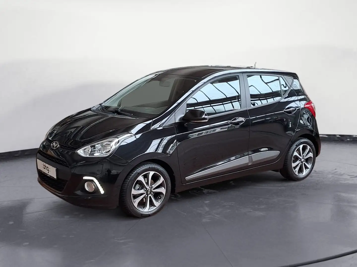 Hyundai i10 1.2 Trend *SPEED-LIMITER*ISOFIX*KLIMA* Schwarz - 1