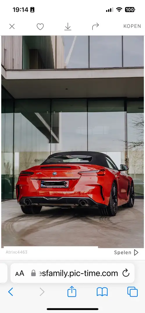 BMW Z4 M Z4 sDrive30i Aut. M Sport Червоний - 1