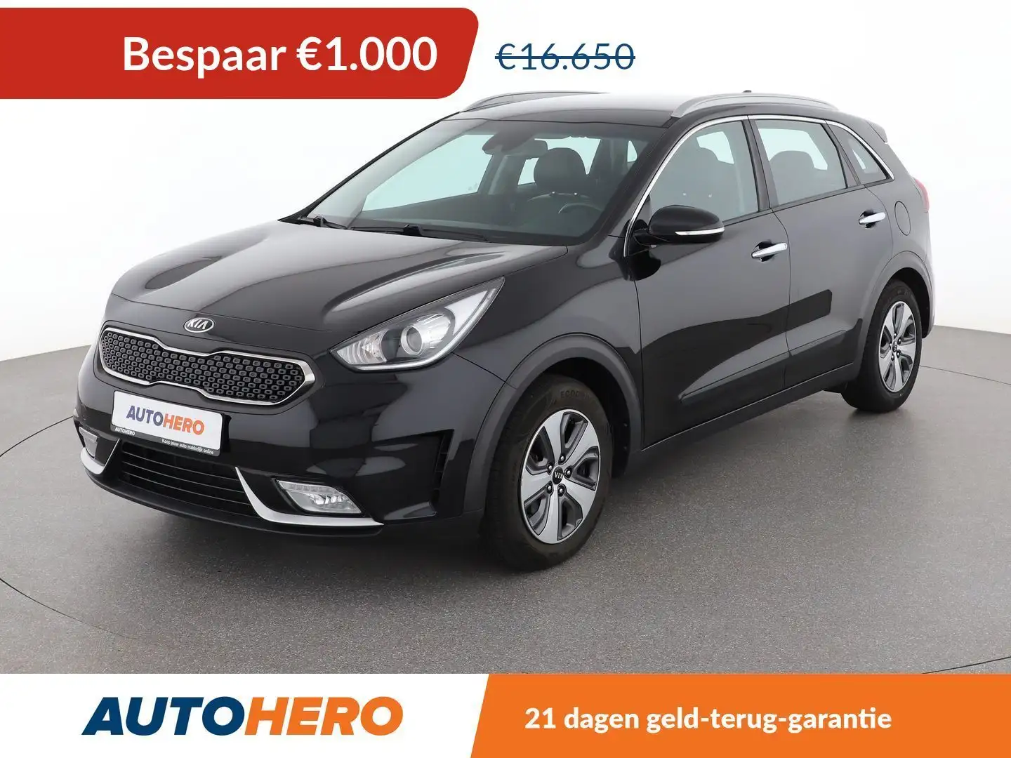 Kia Niro 1.6 Hybrid Active Zwart - 1