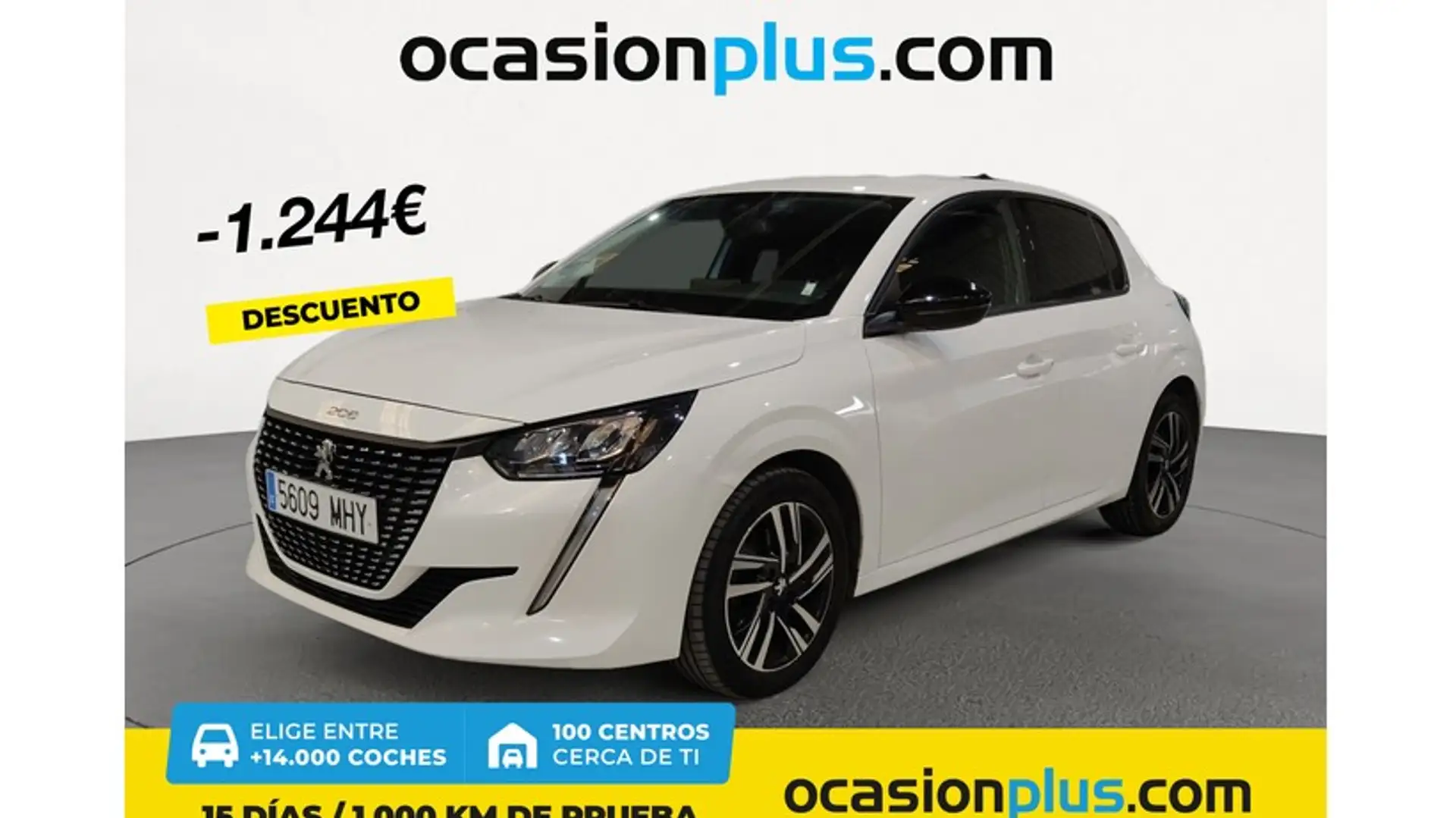 Peugeot 208 1.2 Puretech S&S Allure 100 Blanc - 1