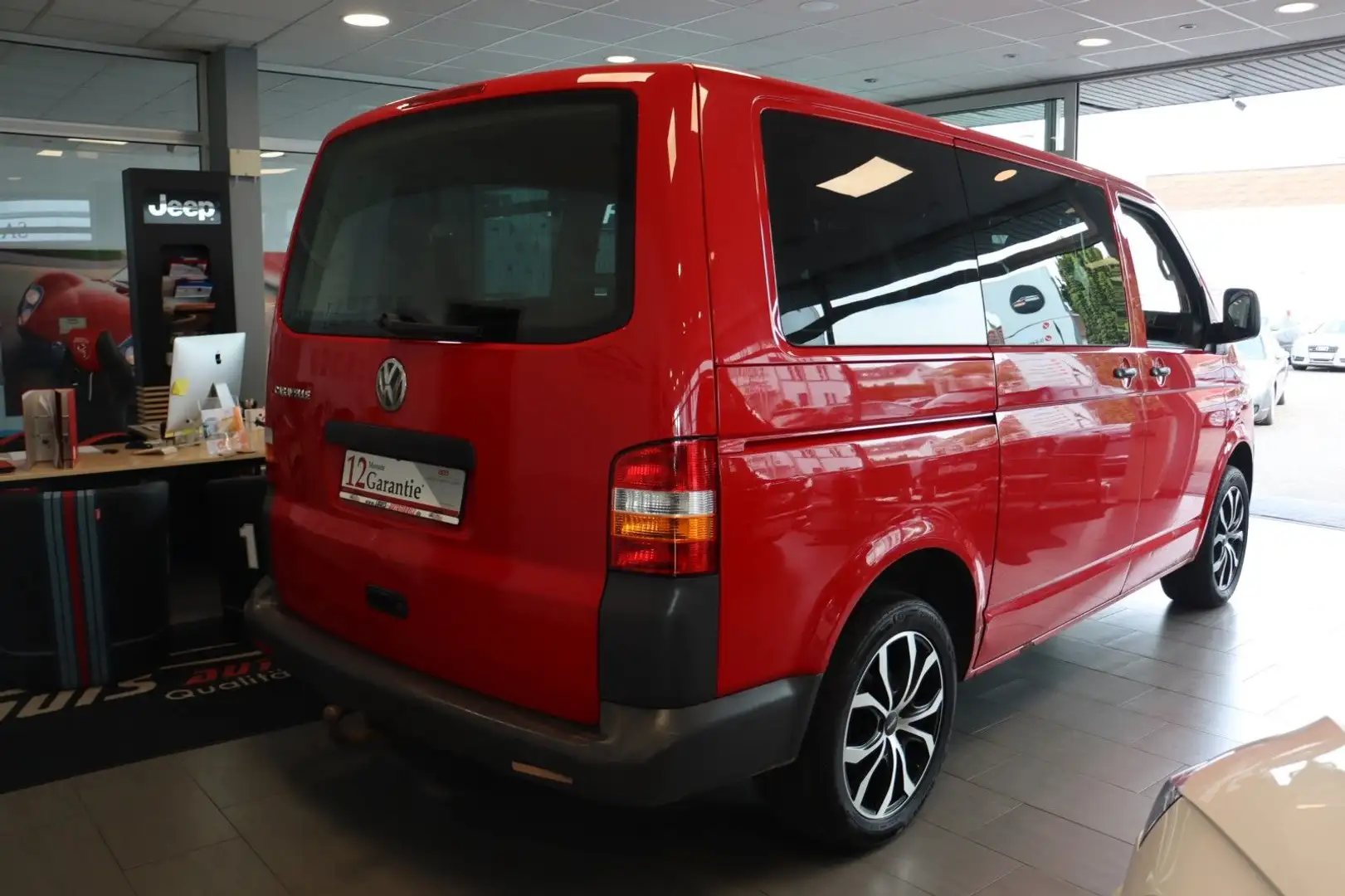 Volkswagen T5 Caravelle /1.9 TDI/Klimaauto Rood - 2