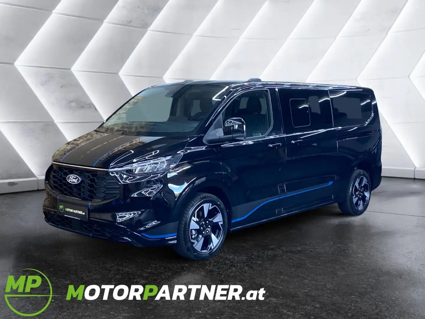 Ford Tourneo Custom Bus 8-Sitze *SPORT* L2 ALLRAD Zwart - 1