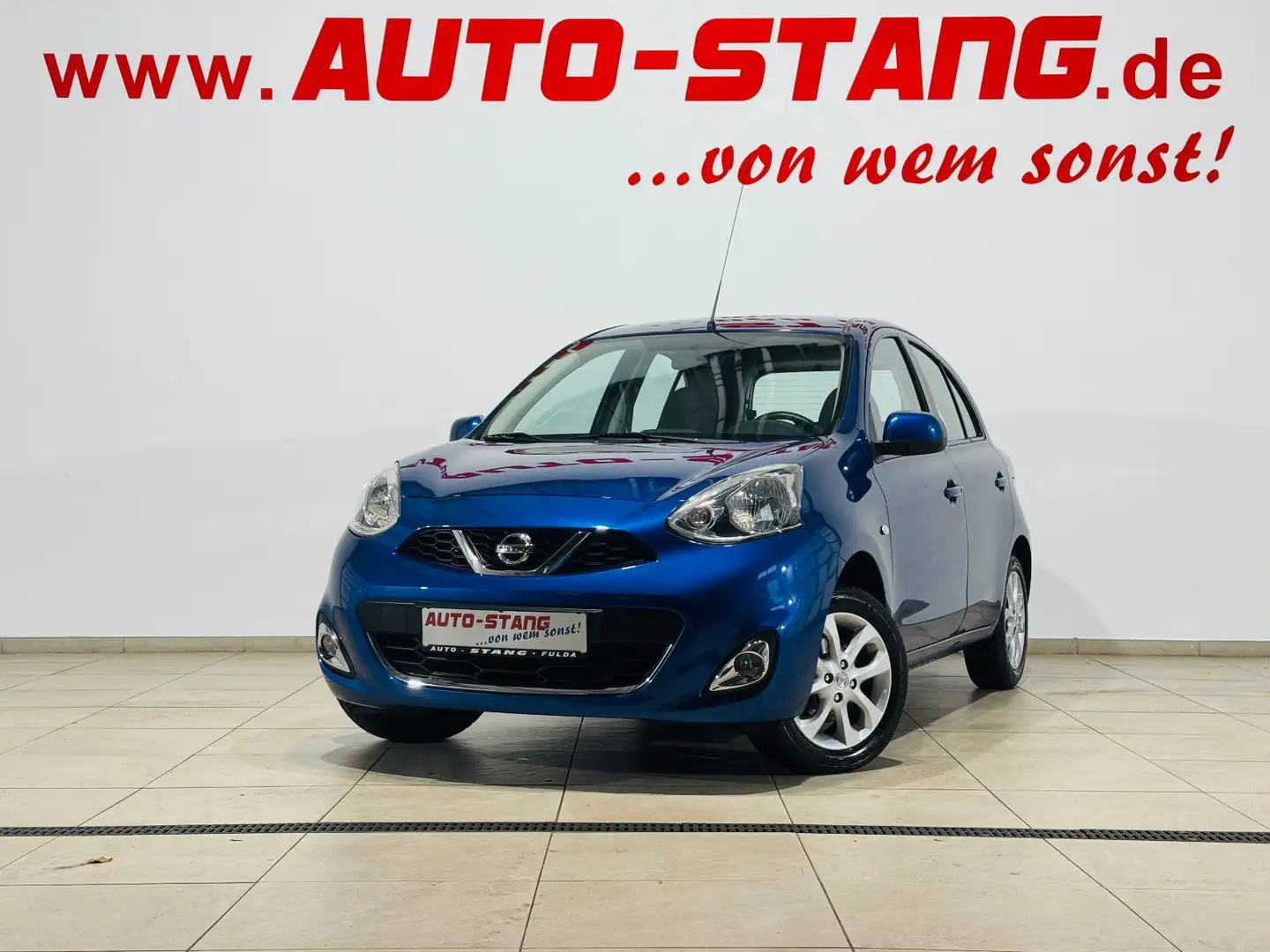 Nissan Micra Acenta**SCHECKHEFT+WENIG KM+ALLWETTER** Blau - 1