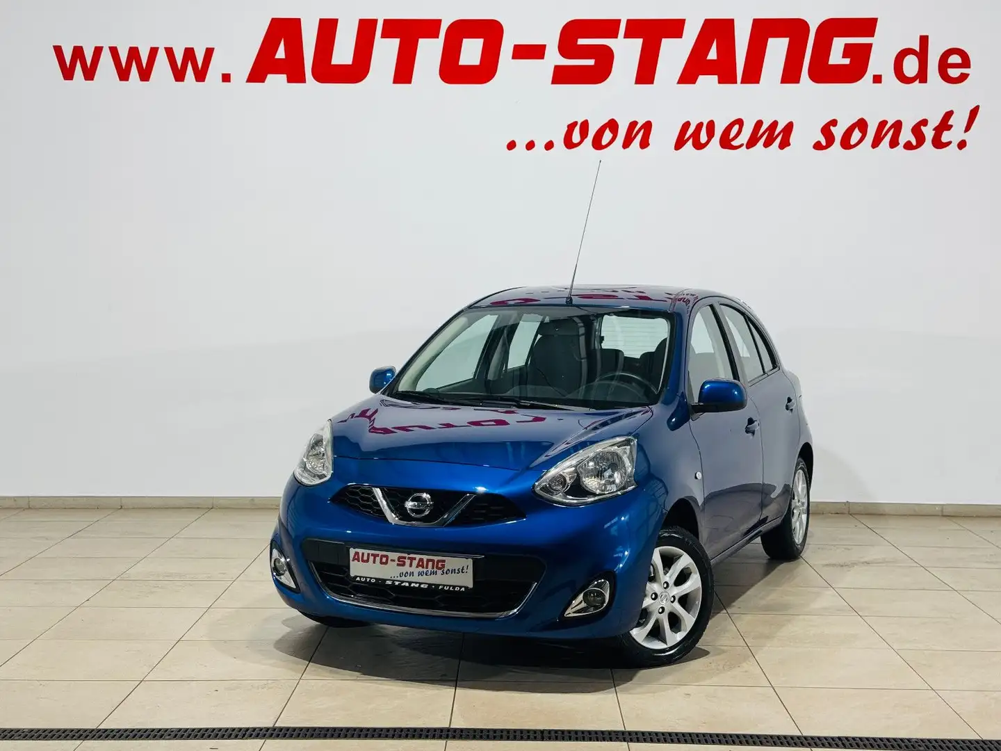 Nissan Micra Acenta**SCHECKHEFT+WENIG KM+ALLWETTER** Blau - 2