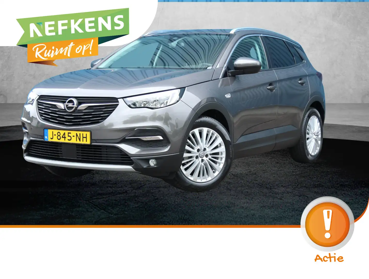 Opel Grandland X 1.2 130PK Turbo Innovation | AppleCarPlay/AndroidA Gris - 1