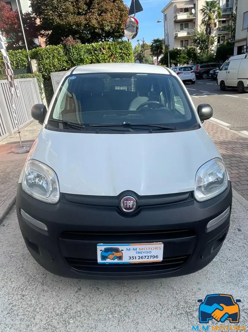 Fiat Panda 1.2 Pop Van 2 posti Neo patentati Bianco - 2