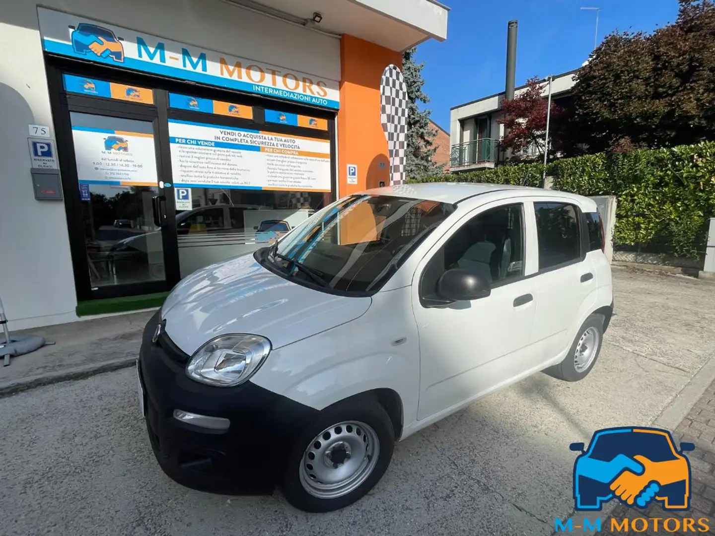 Fiat Panda 1.2 Pop Van 2 posti Neo patentati Bianco - 1