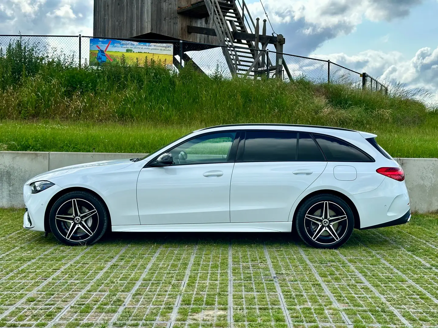 Mercedes-Benz C 300 AMG PHEV LEDER/LED/CAMERA/TREKHAAK/GARANTIE 230 kW Bianco - 2