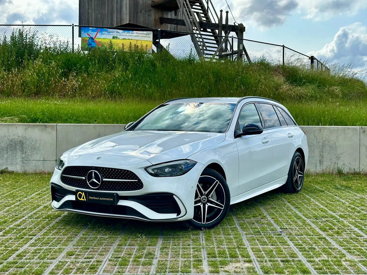 Mercedes-Benz C 300 AMG PHEV LEDER/LED/CAMERA/TREKHAAK/GARANTIE 230 kW Bianco - 1