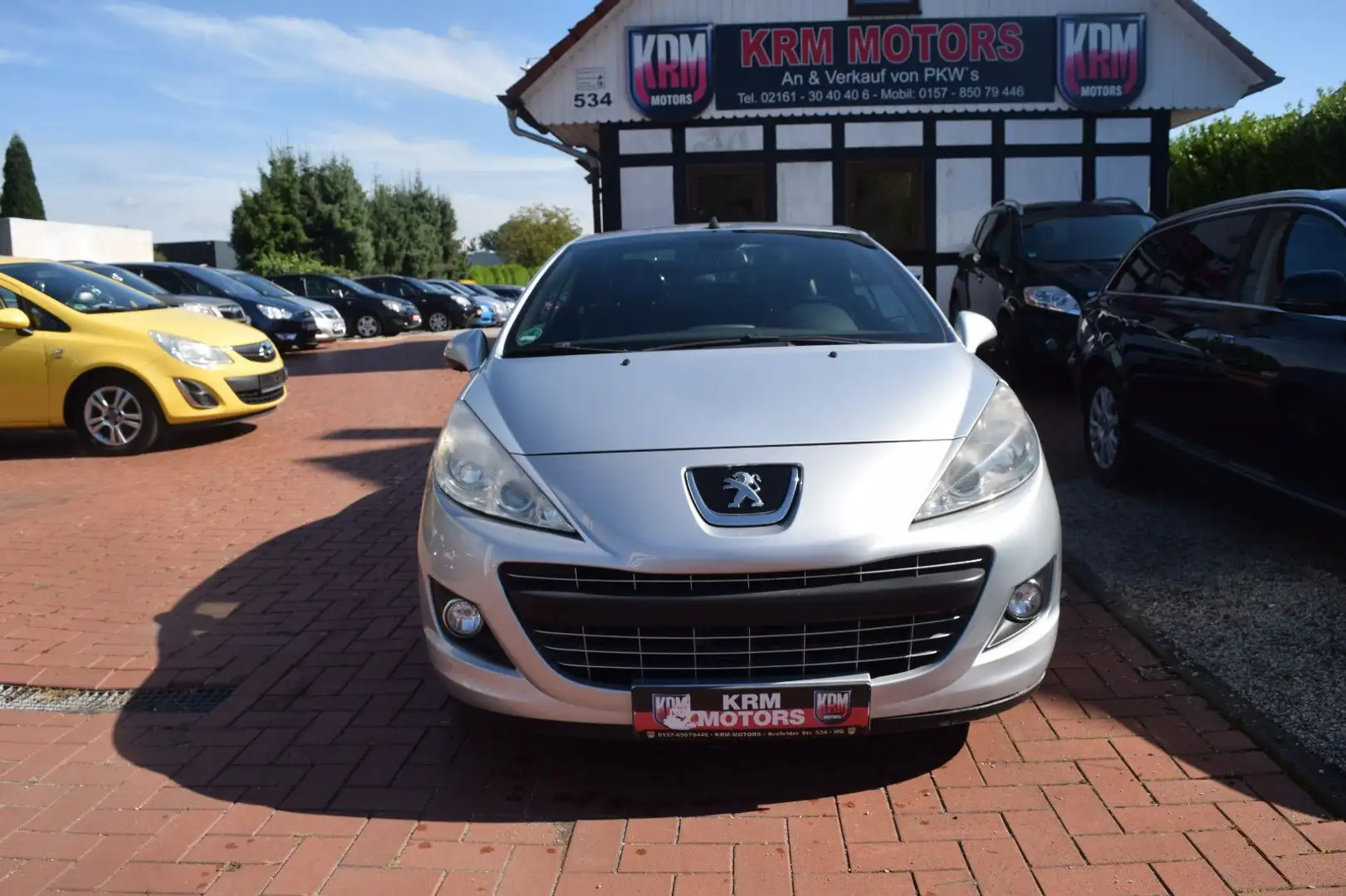 Peugeot 207 CC Cabrio  TÜV/AU NEU, VOLLLEDER, KLIMA, PDC Grau - 1
