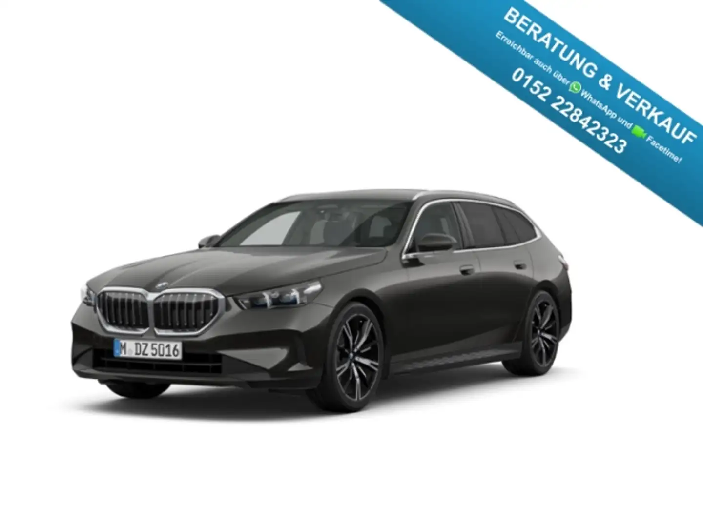 BMW 520 i Touring M Sport AHK Navi HarKar LED ACC Grau - 1