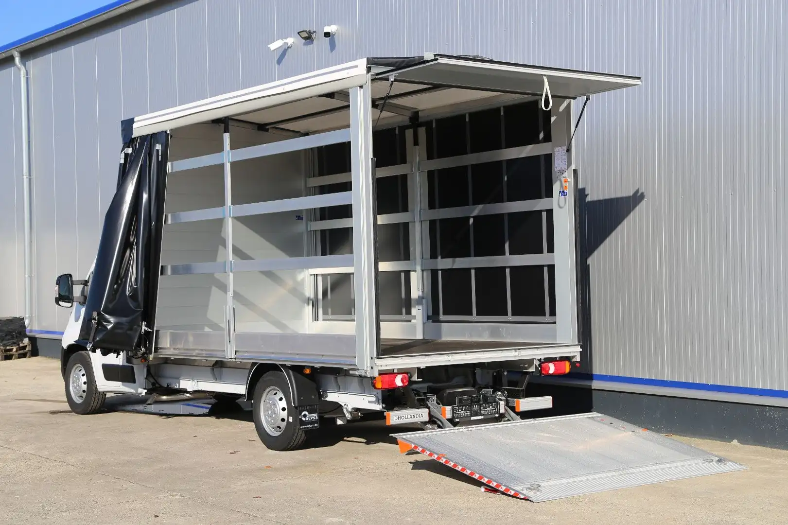 Opel Movano Schiebeplane 420x220x220 LBW Blanc - 1