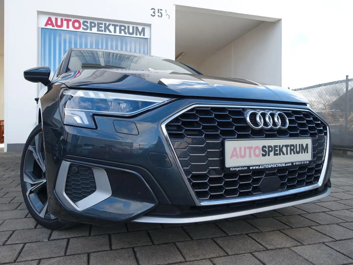 Audi A3 Sportback 35 TDI S-LINE/MATRIX/VIRTUAL/ACC Gris - 1