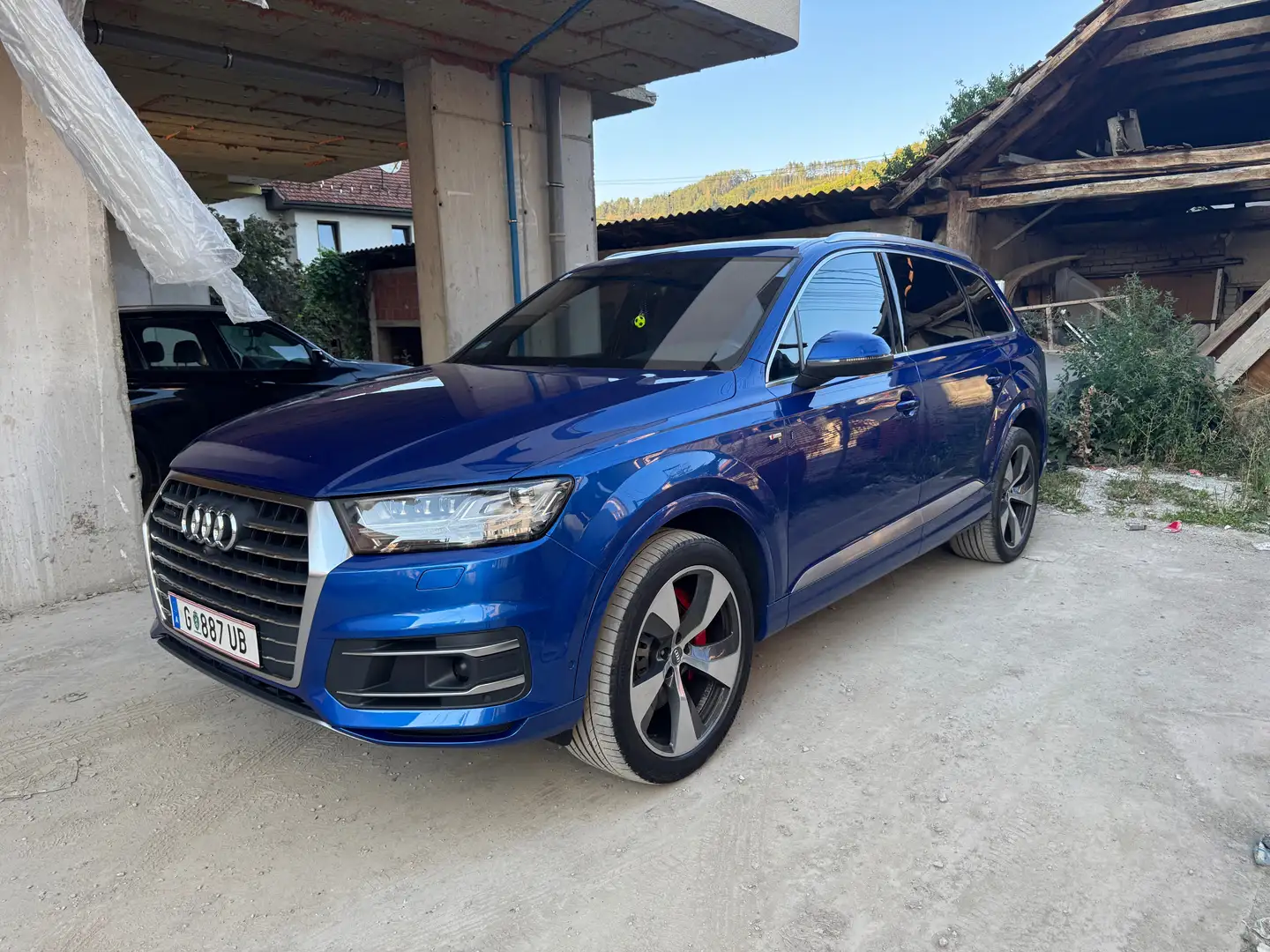 Audi Q7 Audi Q7 3.0TDI-S line-7Sitzer-Matrix-Pano-Night V Blau - 1