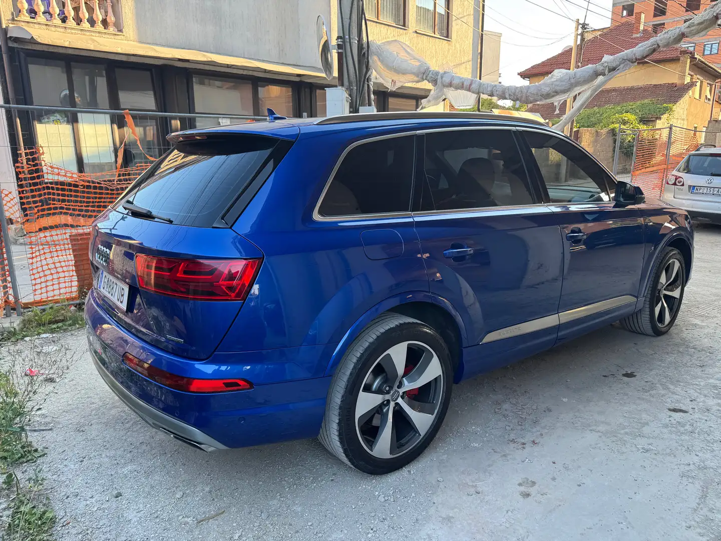 Audi Q7 Audi Q7 3.0TDI-S line-7Sitzer-Matrix-Pano-Night V Blau - 2