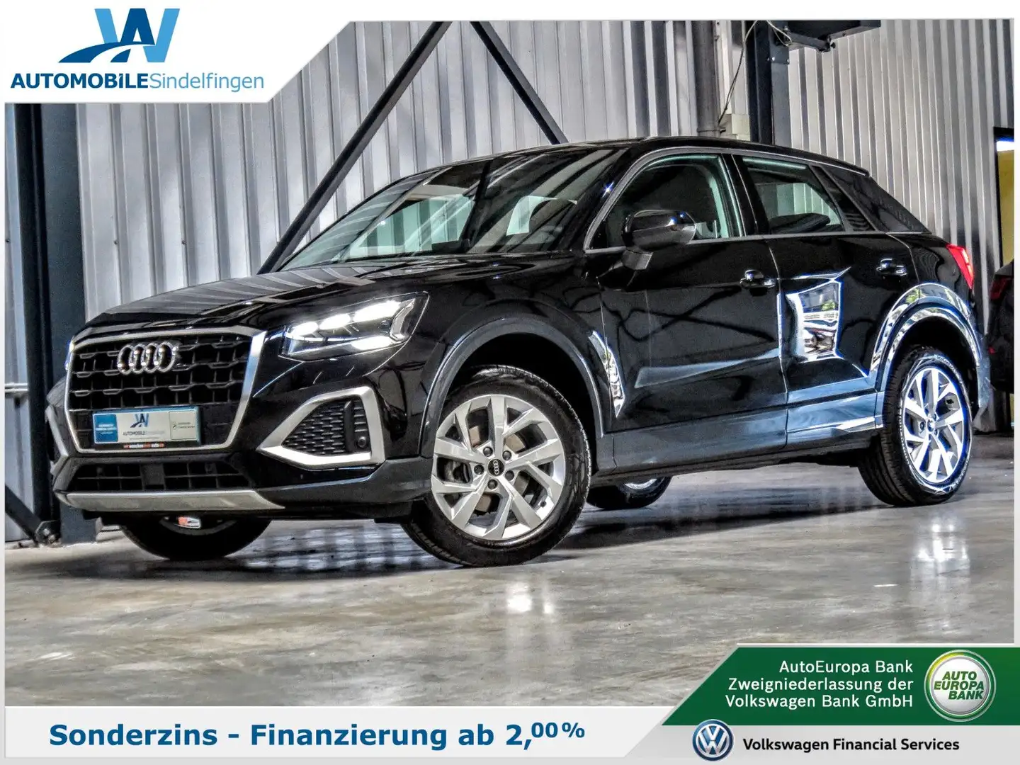 Audi Q2 35TFSI advanced S tronic MATRIX KAM el.HECK Noir - 1