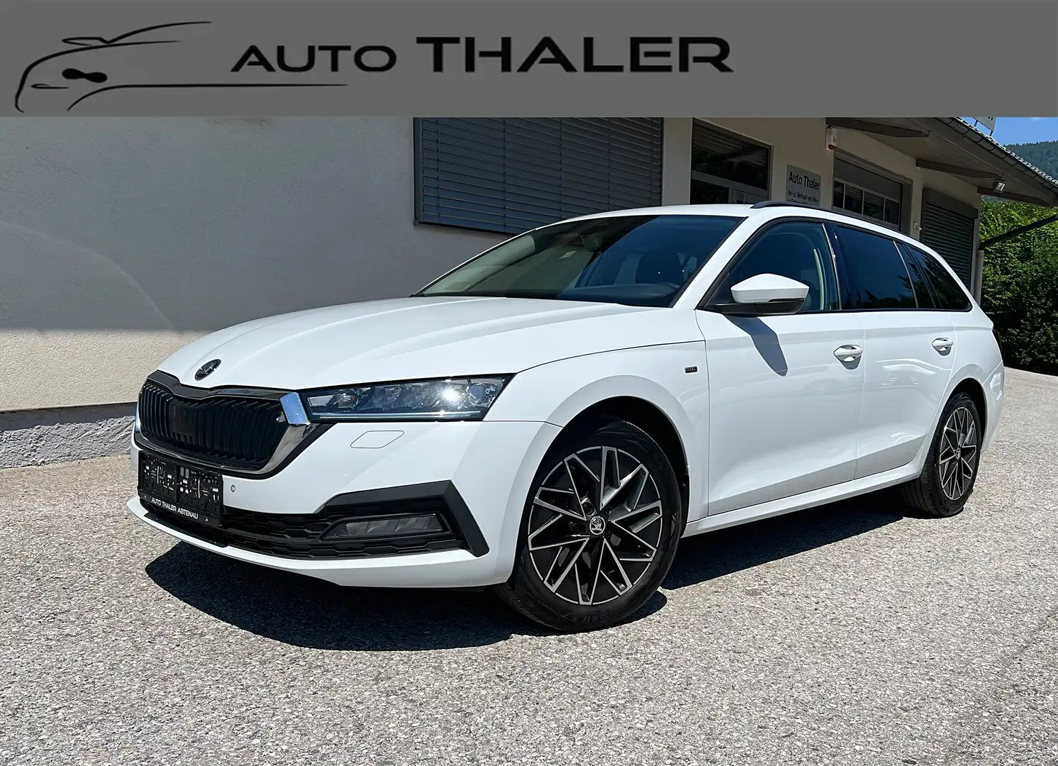 Skoda Octavia Combi 2,0 TDI 4x4 Ambition DSG Weiß - 1