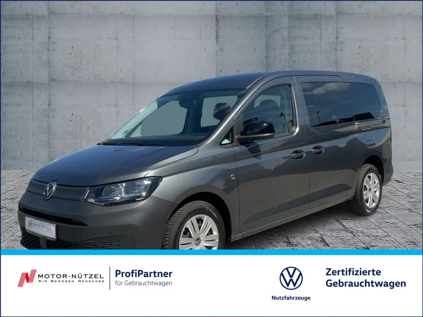 Volkswagen Caddy 1.5TSI DSG5JG+ACC+SHZ+RFK+PLA+GRA+AHK Grigio - 1