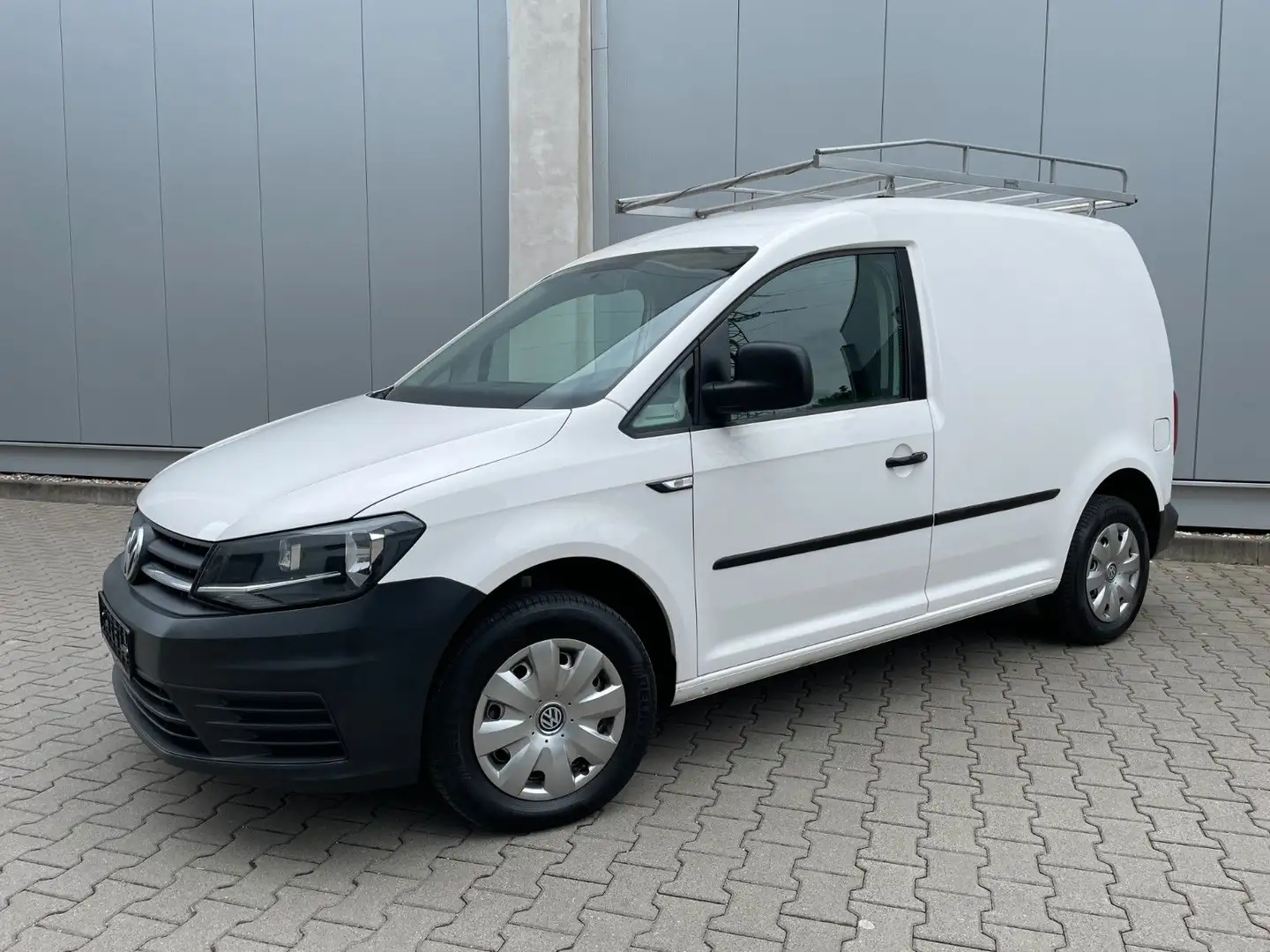 Volkswagen Caddy 2.0 TDI Kasten Klimaanlage AHK 1.Hand Wit - 1
