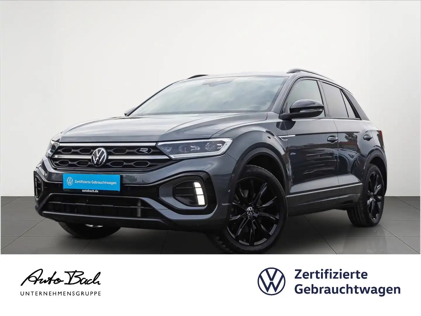 Volkswagen T-Roc 2.0 TSI R-Line 4M DSG Navi LED Digital Coc Gris - 1