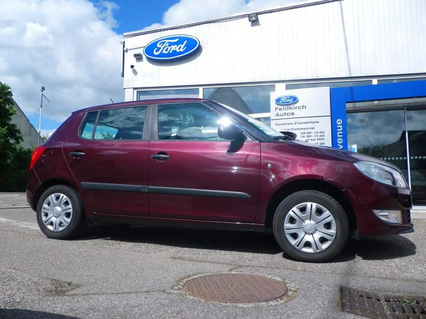 Skoda Fabia II PH2 1.2 60 BV5 COOL EDITION 5P / E85 Rood - 2