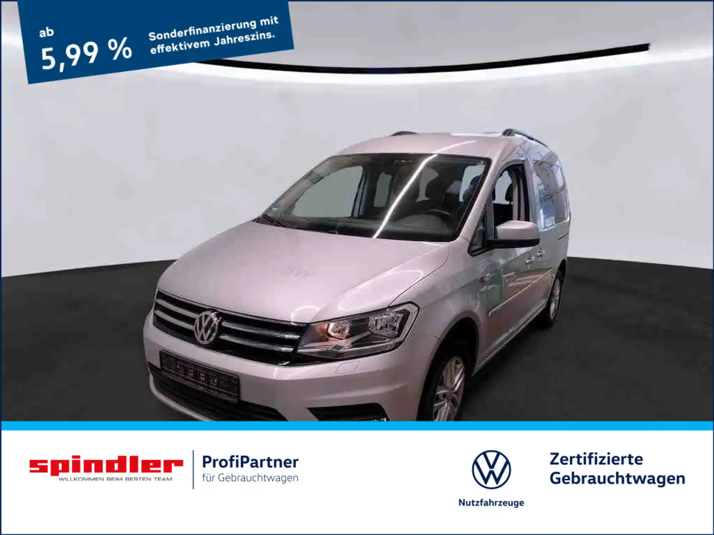 Volkswagen Caddy Kombi Comfortline 2.0 TDI / Standh, Navi Silber - 1