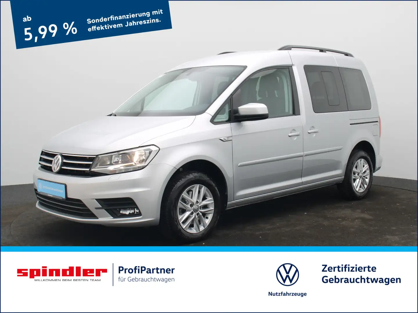 Volkswagen Caddy Kombi Comfortline 2.0 TDI / Standh, Navi Argent - 1