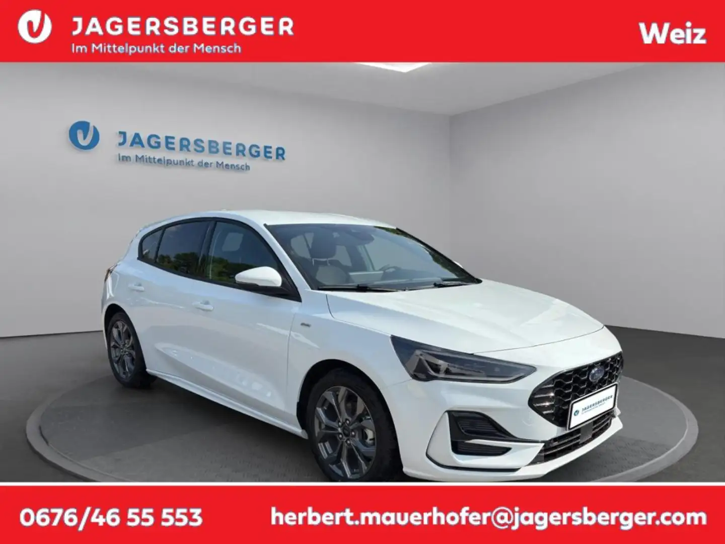 Ford Focus 1,0 EcoBoost Hybrid ST-Line Blanco - 1