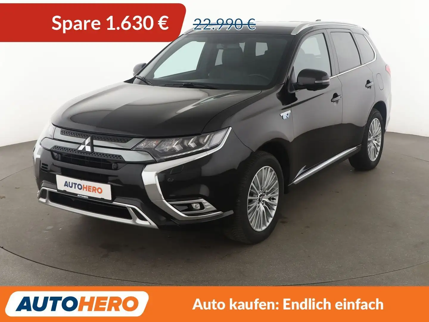 Mitsubishi Outlander 2.4 PHEV Plus Spirit 4WD Aut.*NAVI*CAM* Schwarz - 1